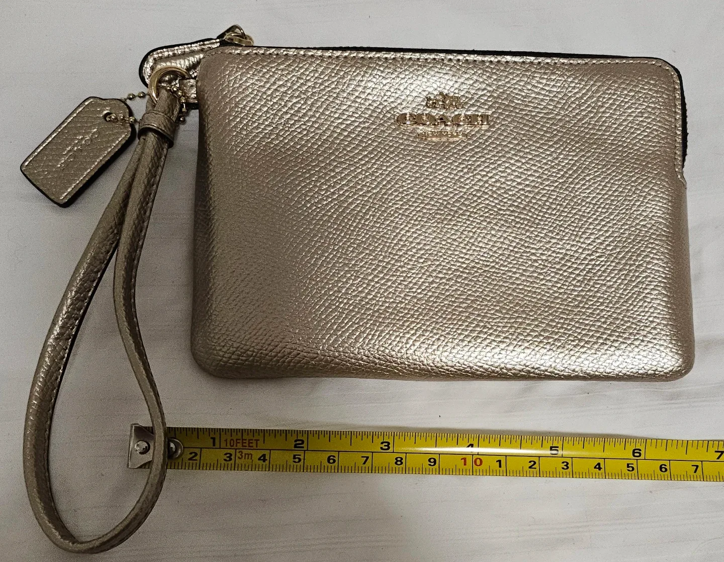 Coach Wristlet - Metallic Gold image indicator(3)