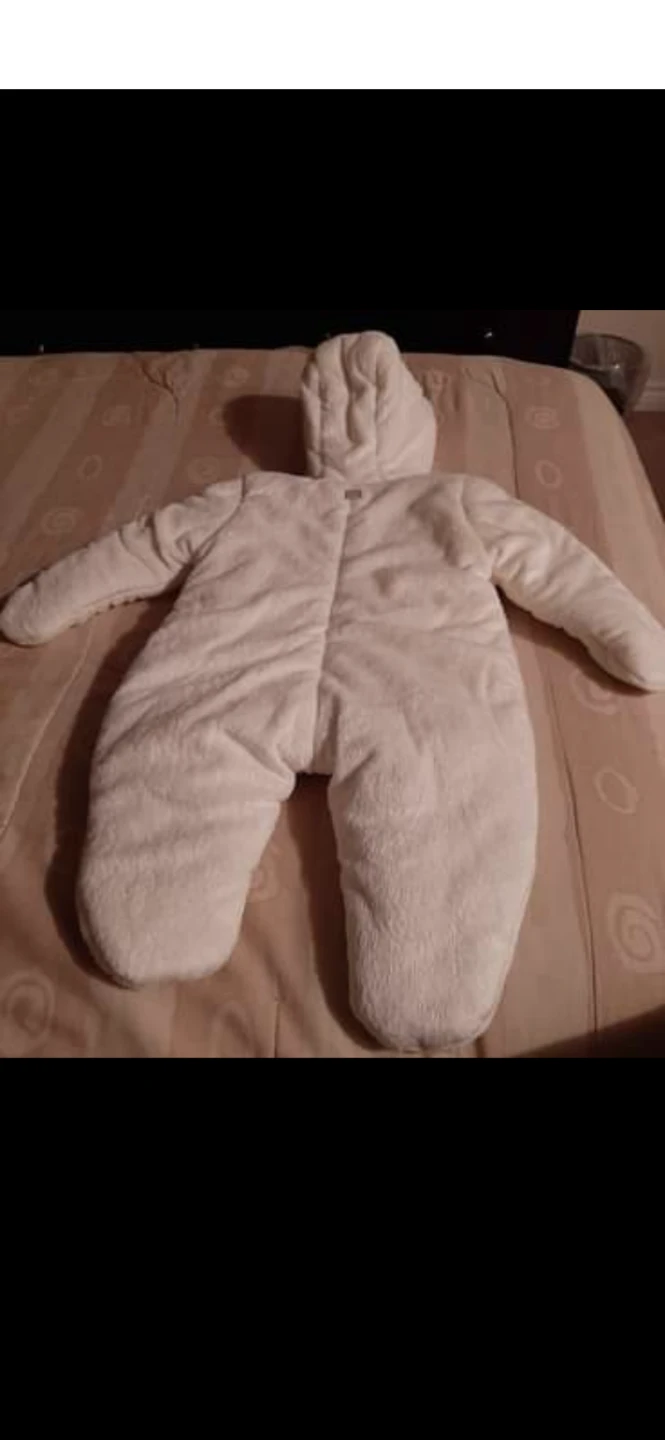 White Bear Baby Snowsuit Onesie - photo 3