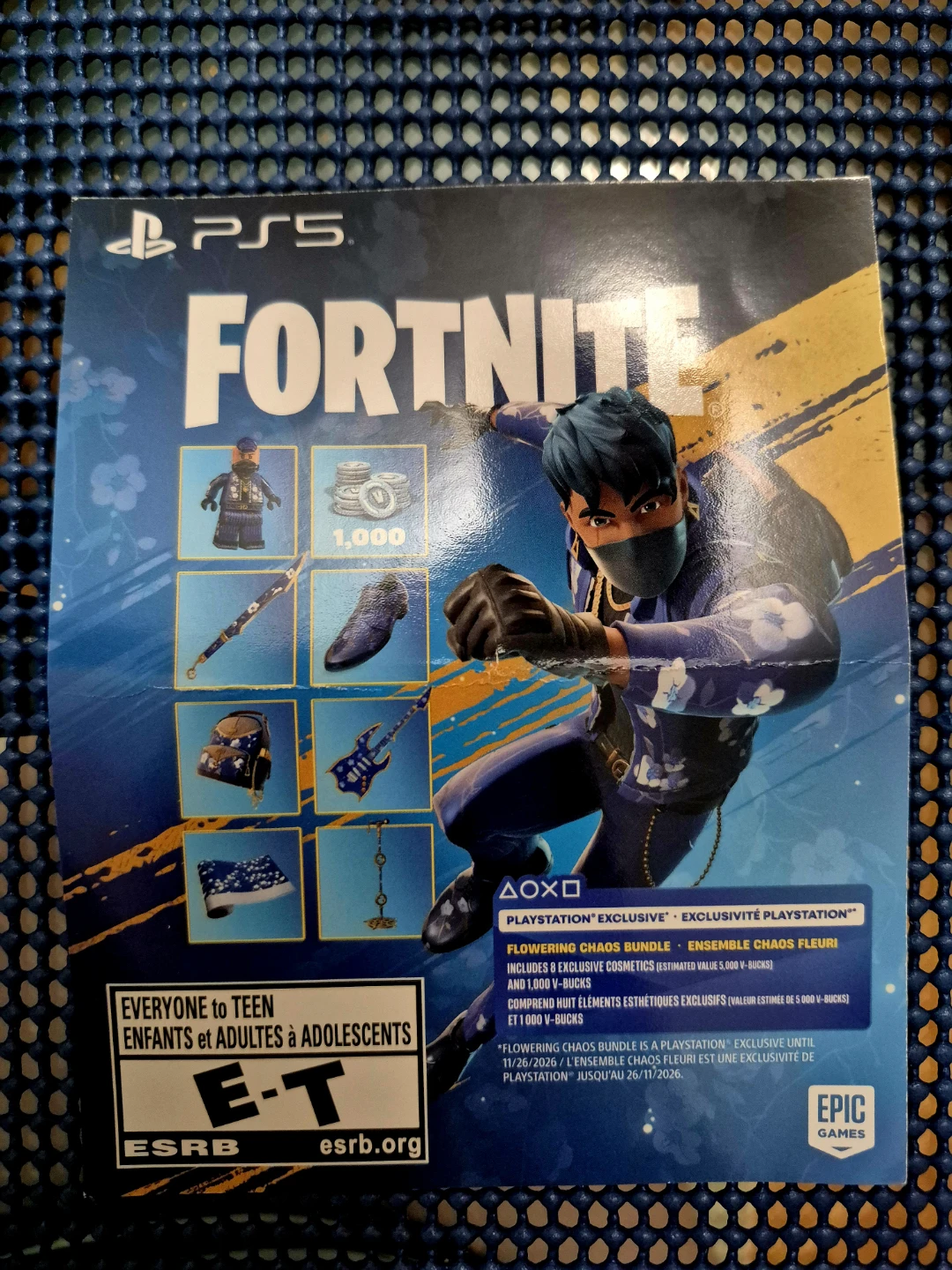 Fortnite Flowering Chaos Bundle PS5 Skin code - photo 2