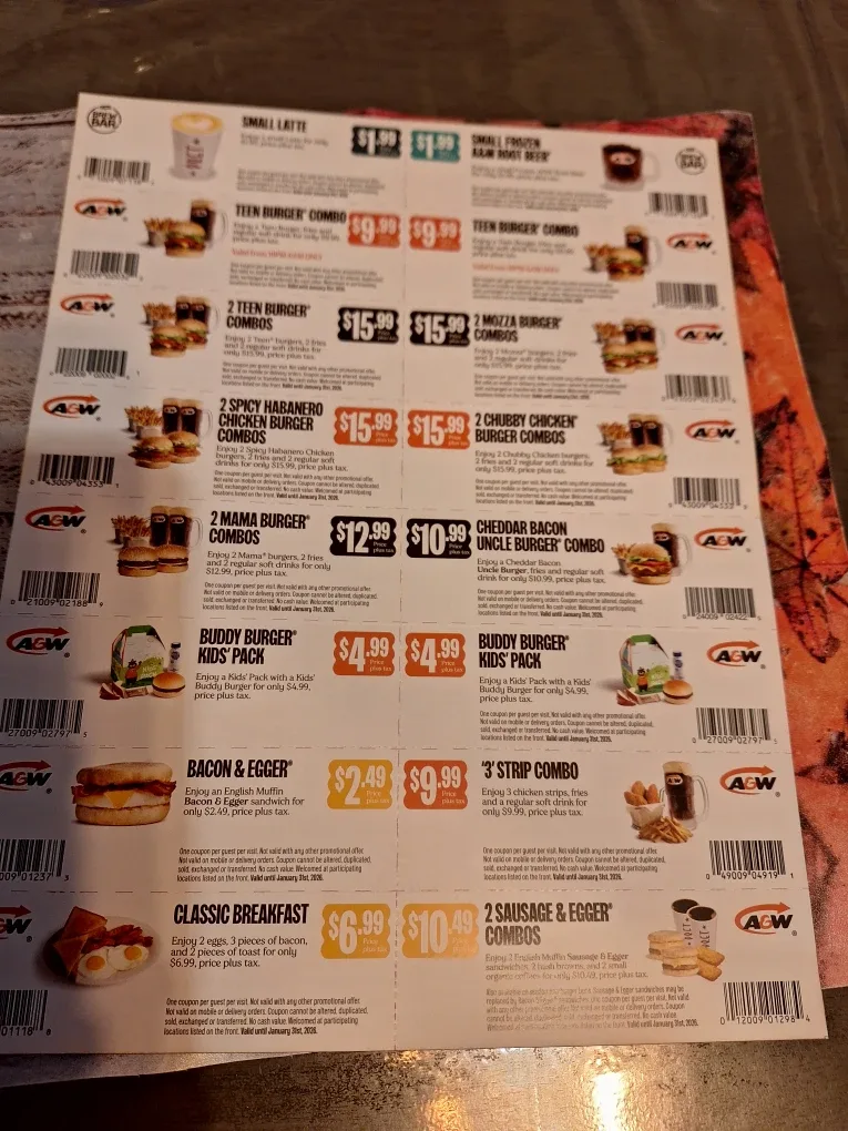 A&W Coupon image indicator(2)