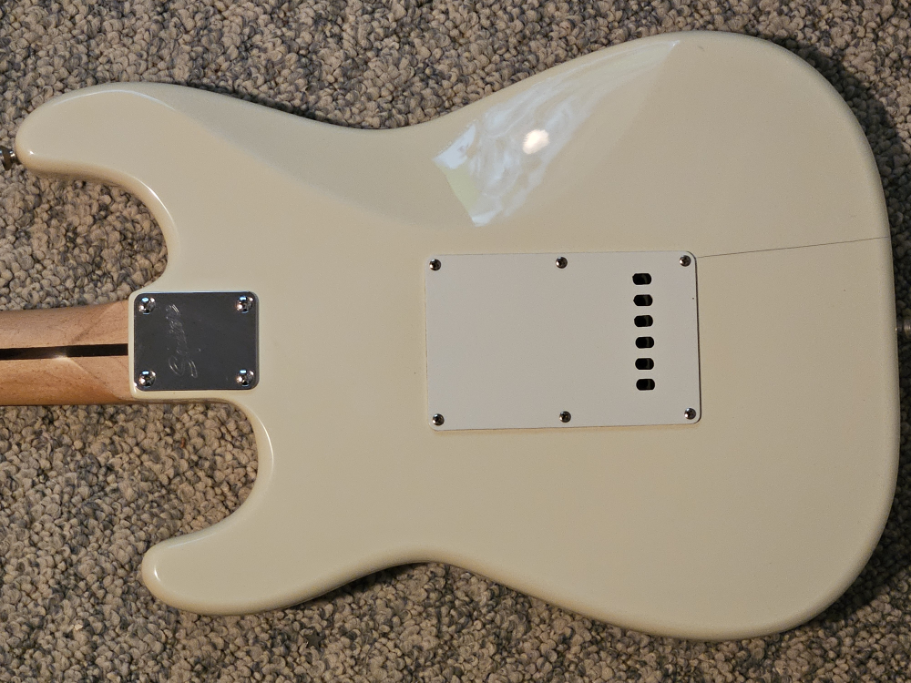 Fender Squire Strat Electric Guitar - Cream - photo 4