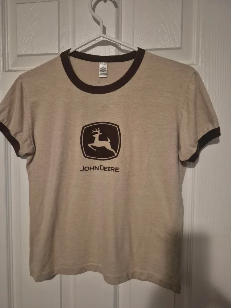 John Deere Ringer T-Shirt - XL