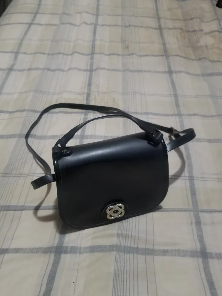 Bolsa Joile Black Leather Shoulder Bag image indicator(8)