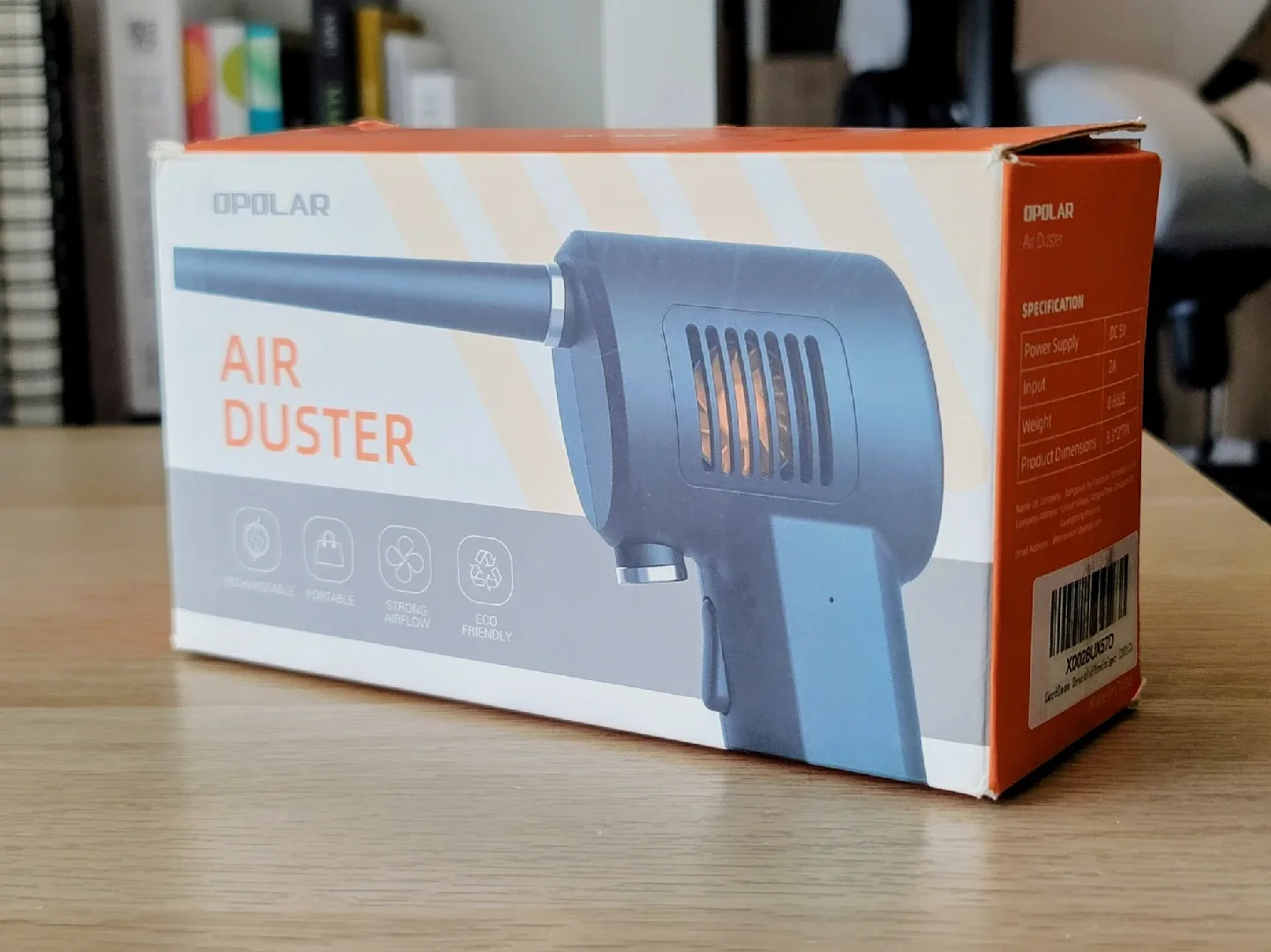 Opolar cordless air duster w/ accessories image indicator(2)