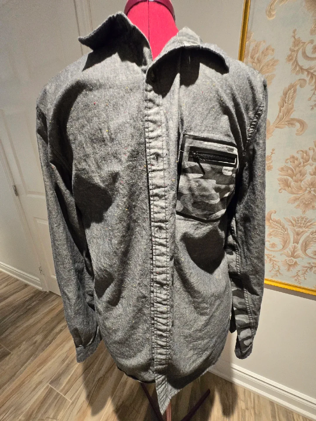 Buffalo David Bitton Grey Button-Up Shirt image indicator(3)