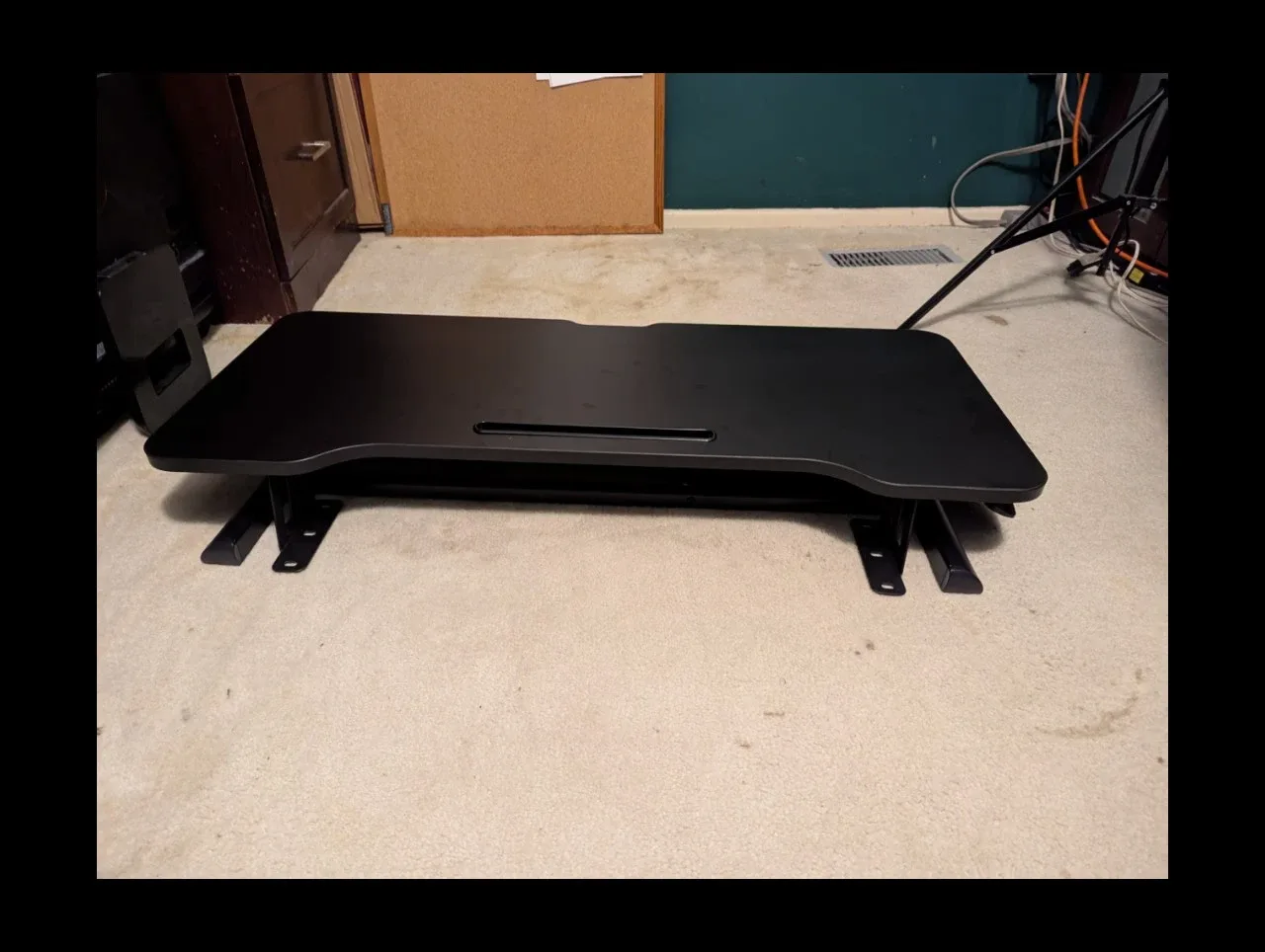 Black Standing Desk Converter image indicator(2)