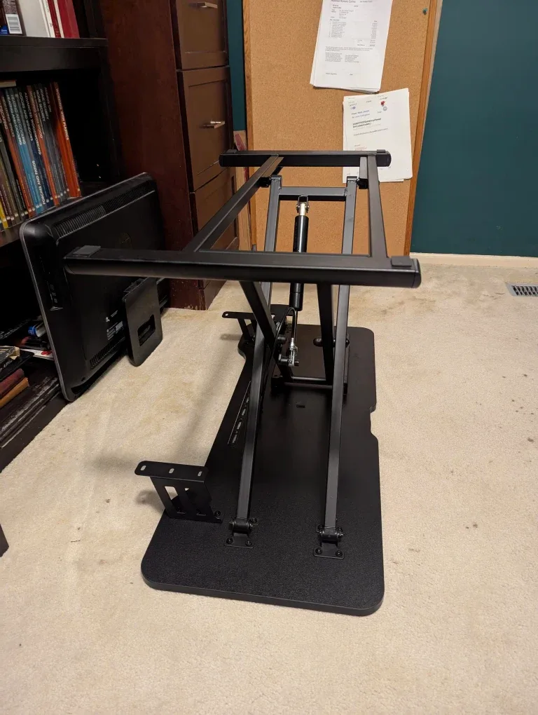 Black Standing Desk Converter image indicator(4)