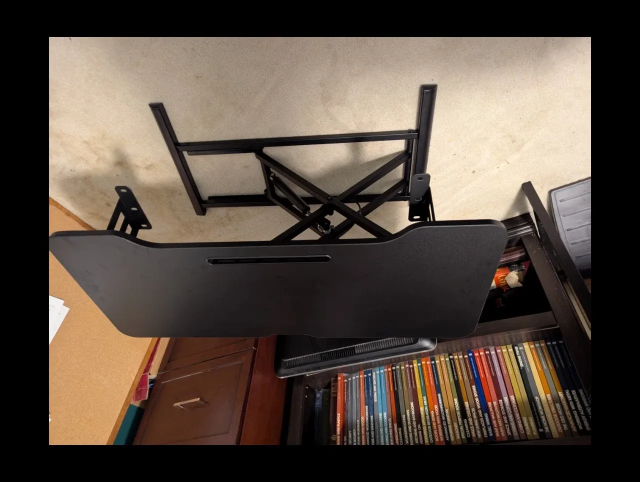 Black Standing Desk Converter image indicator(8)