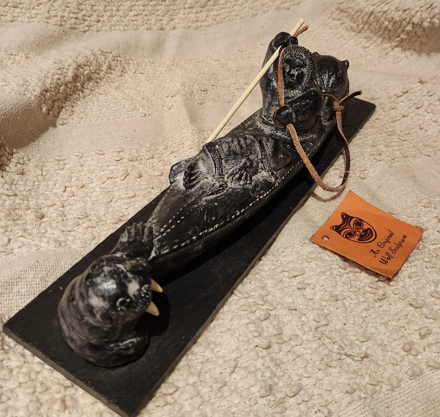 Original Wolf Sculpture - photo 2
