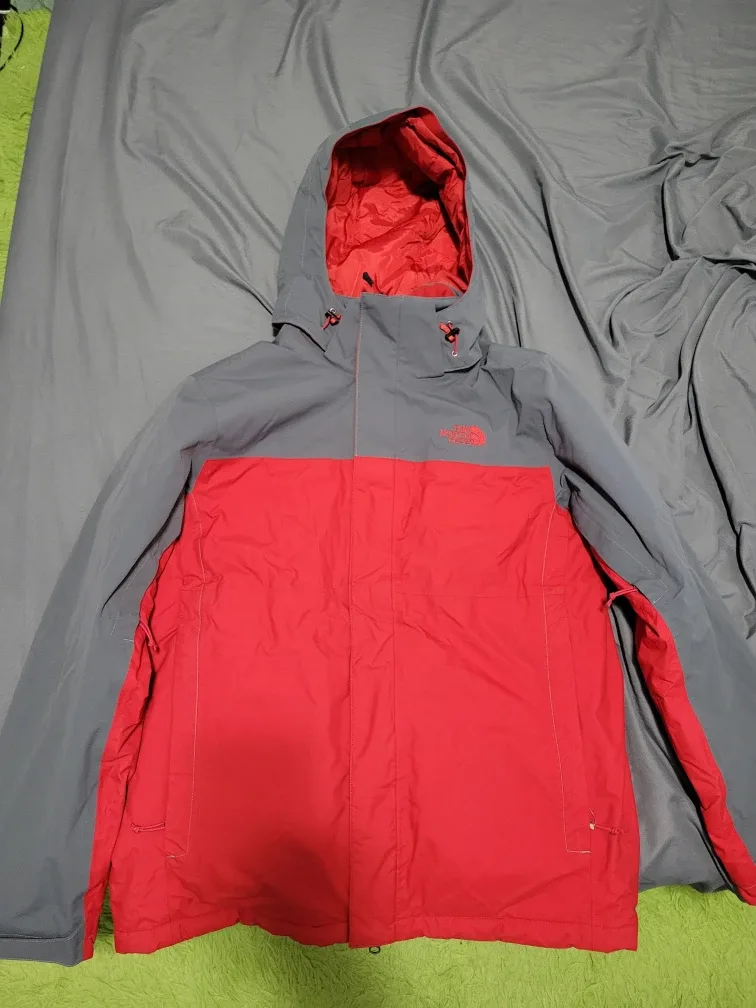 The North Face Inlux Insulated Jacket (Red/Grey)