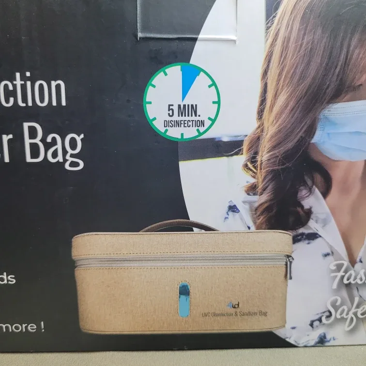 5" x 10 1/2" x 7" UVC 4id Disinfection & Sanitizer Bag.. image indicator(3)