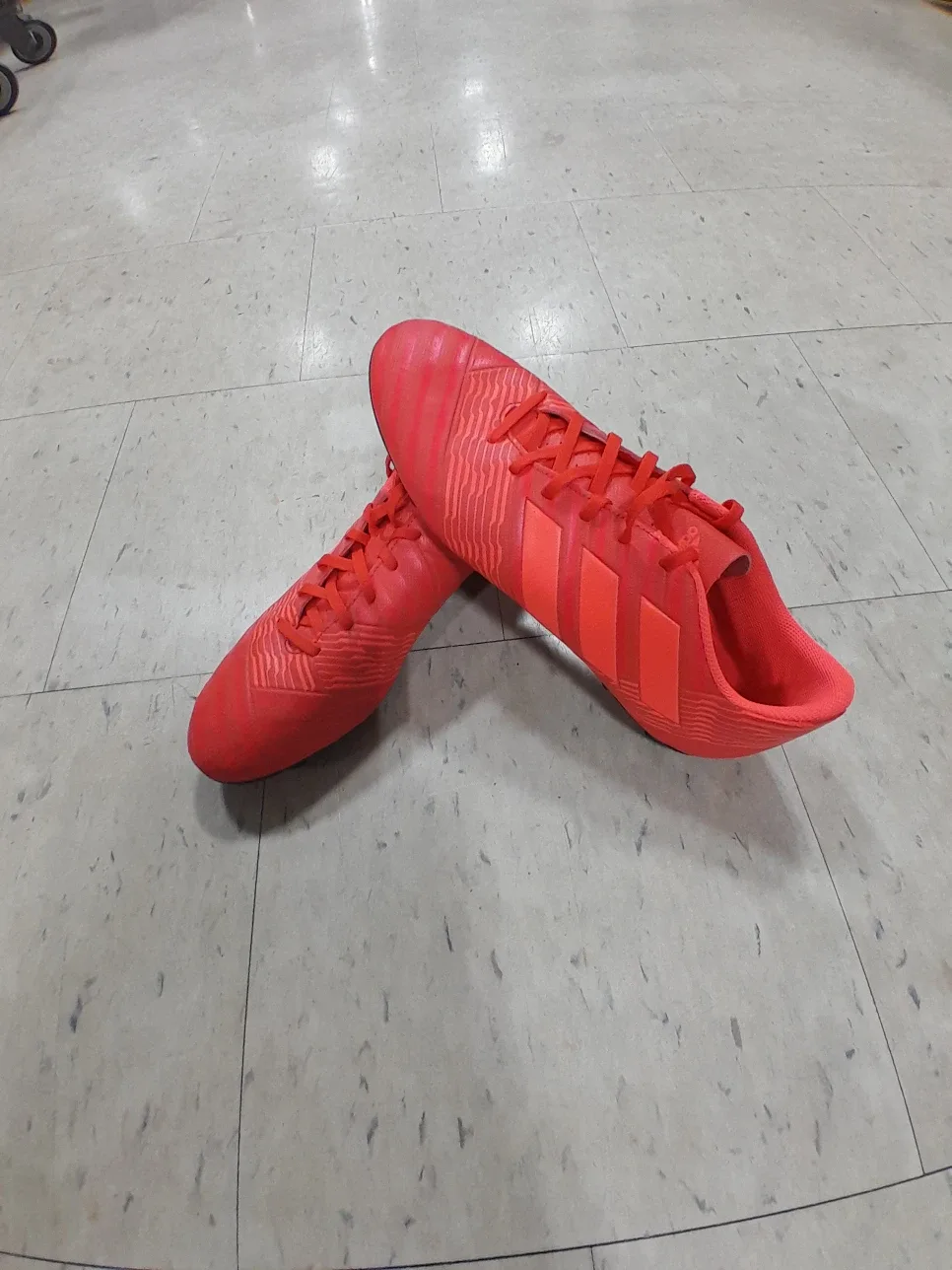 Adidas Nemeziz 19.4 FxG Soccer Cleats - Red Size 11.5