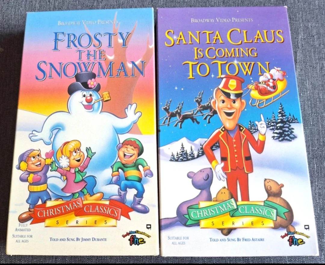 Frosty the Snowman & Santa Claus VHS Tapes