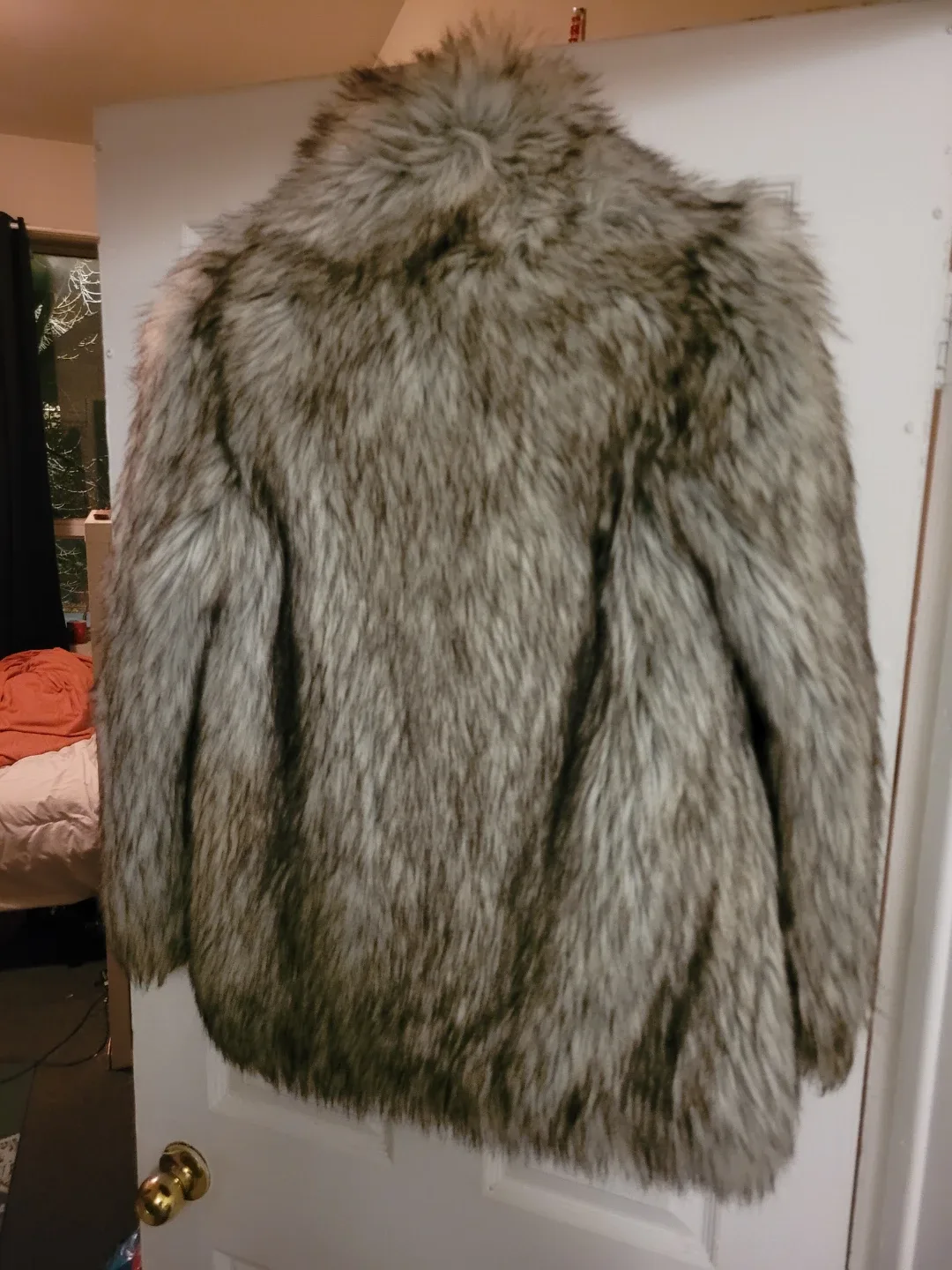 Betsey Johnson Faux Fur Coat - Size S image indicator(3)