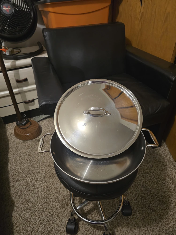 Stainless Steel Wok with Lid