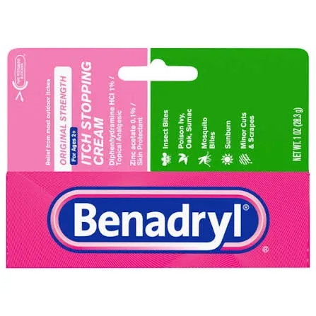Benadryl Itch Cream Brand New