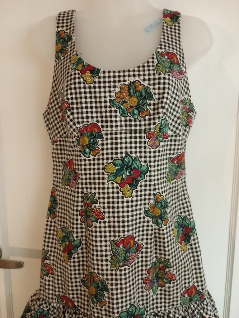 NWOT Comrags Y2K Punk 90's Wiggle Ruffle Dress image indicator(2)