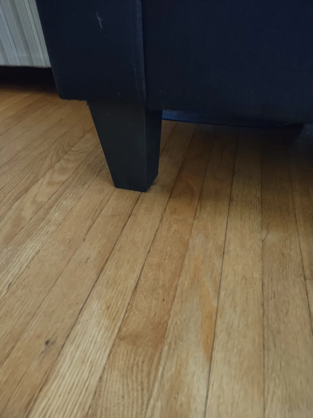 Black Fabric Sectional Sofa With Floating Ottoman image indicator(6)