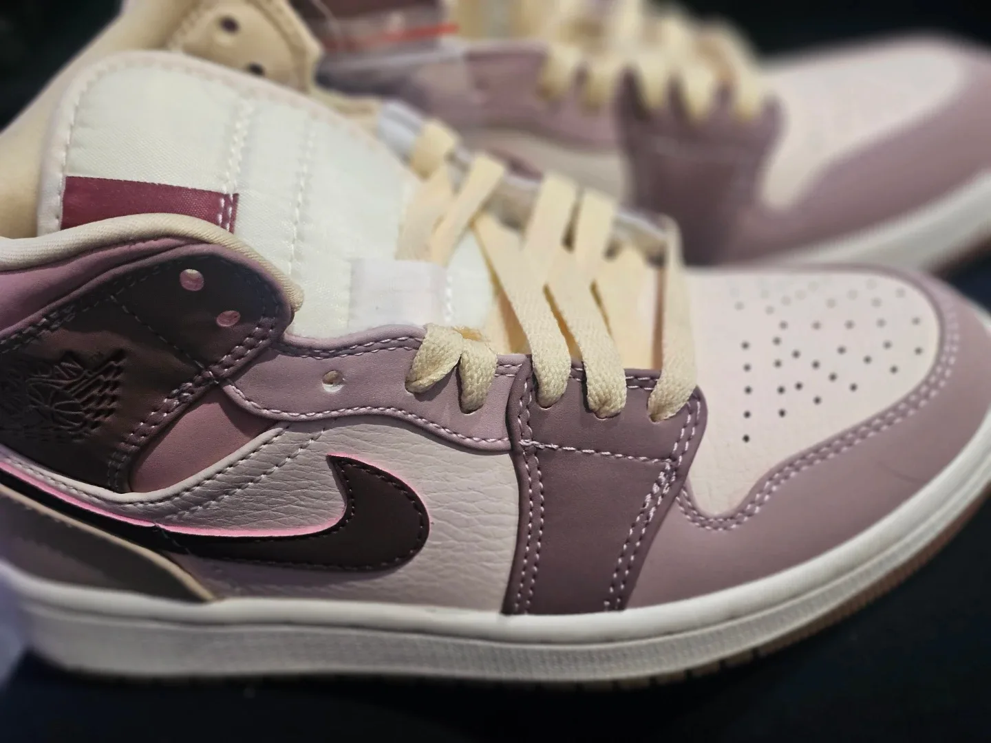 Nike Air Jordan 1 Mid Pony Smoky Mauve - Size 5.5 thumbnail