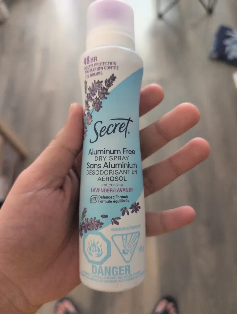 Secret Aluminum Free Lavender Dry Spray