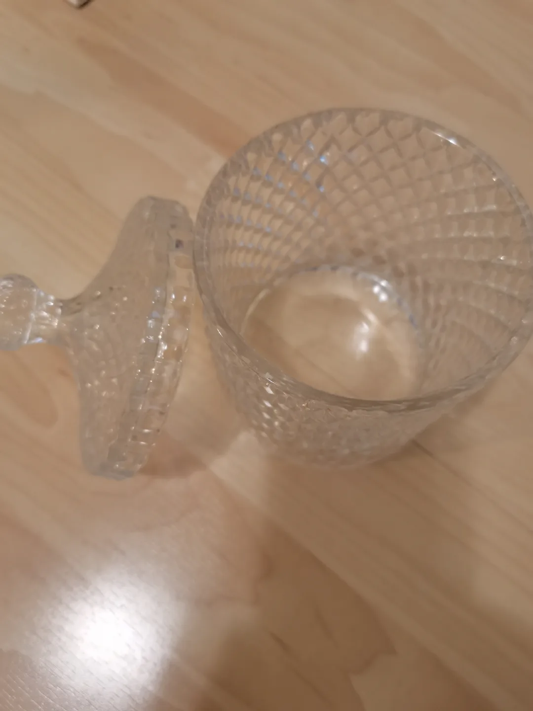 Crystal Candy Dish with Lid