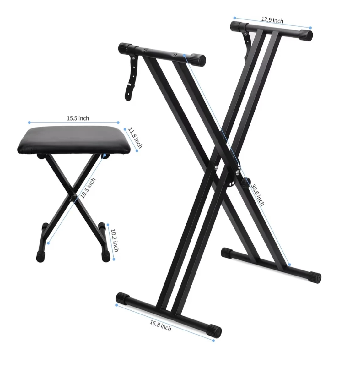 Keyboard Stand & Bench Set, Double-X - photo 3