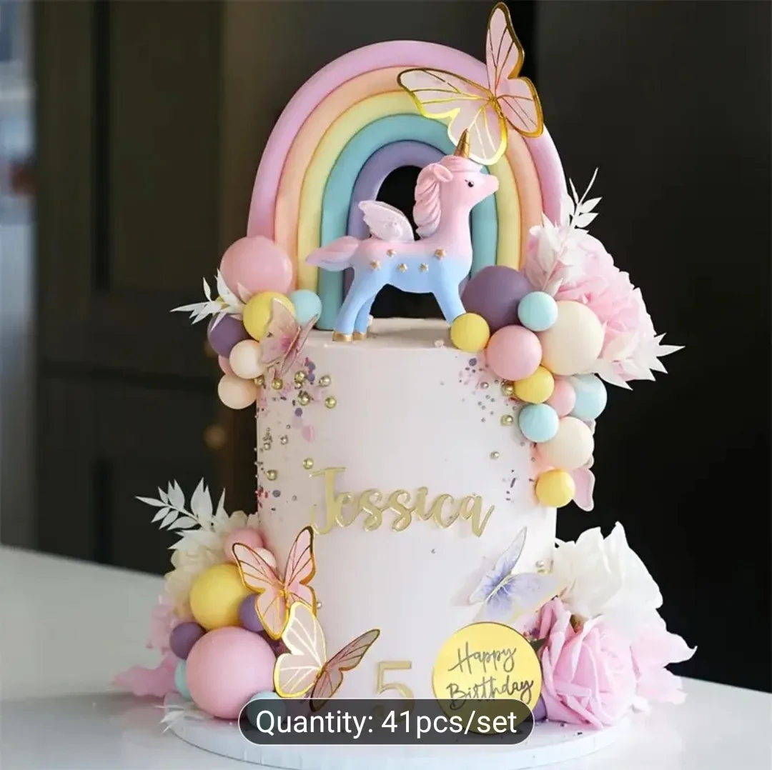 Cake Decoration Toppers - 41 pcs/set image indicator(6)