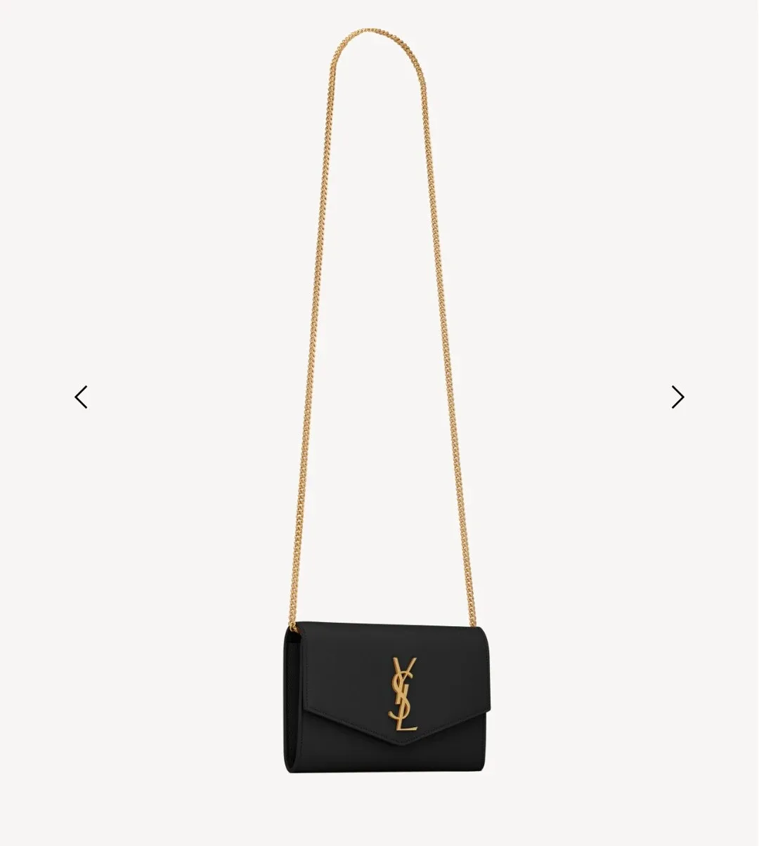 Saint Laurent Black Uptown Chain Wallet image indicator(8)