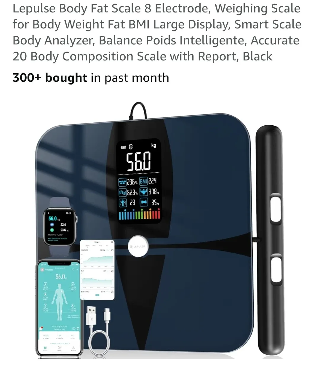 Lepulse Eight-Electrode Body Composition Scale image indicator(10)
