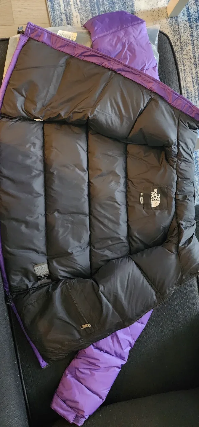 The North Face Puffer Jacket Purple/Black image indicator(3)