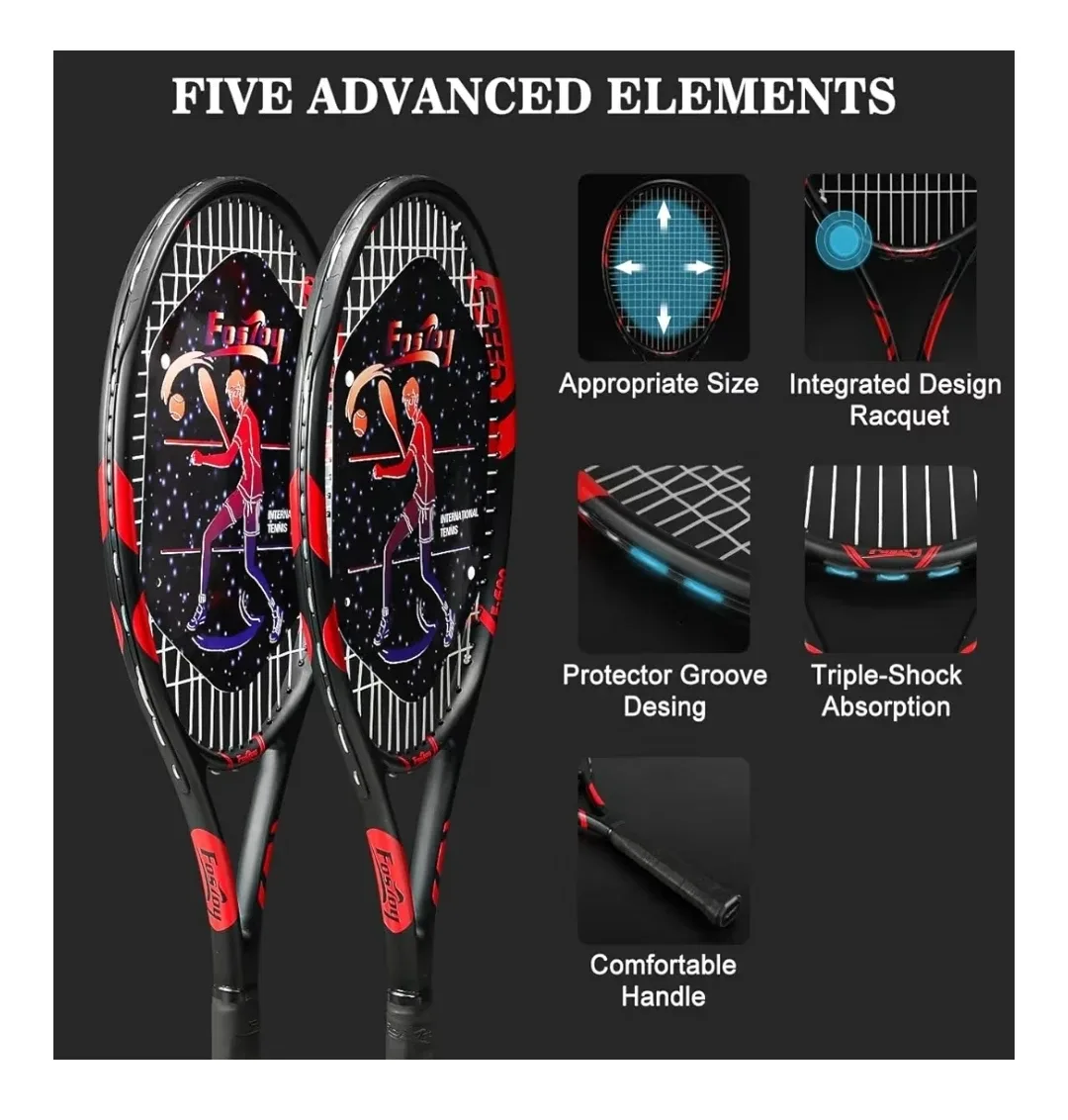 Complete Tennis Racket Set – Play Bold, Play Brilliant! 🎾 image indicator(5)