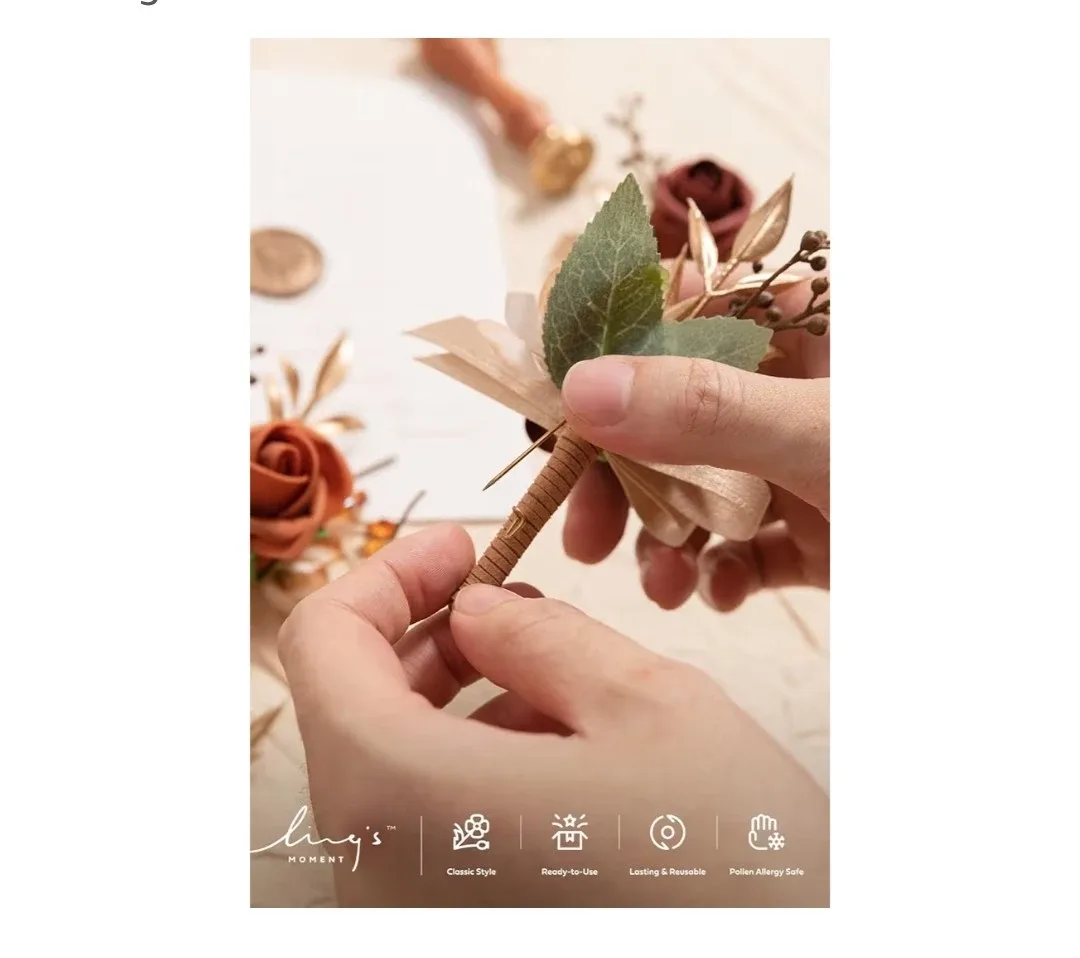 Lings Moment Boutonniere - Set of 6 image indicator(2)