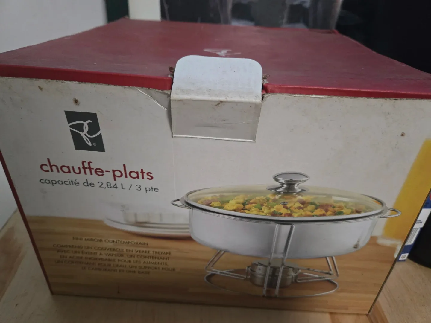 Chauffe-plats, 2.84 L Capacity