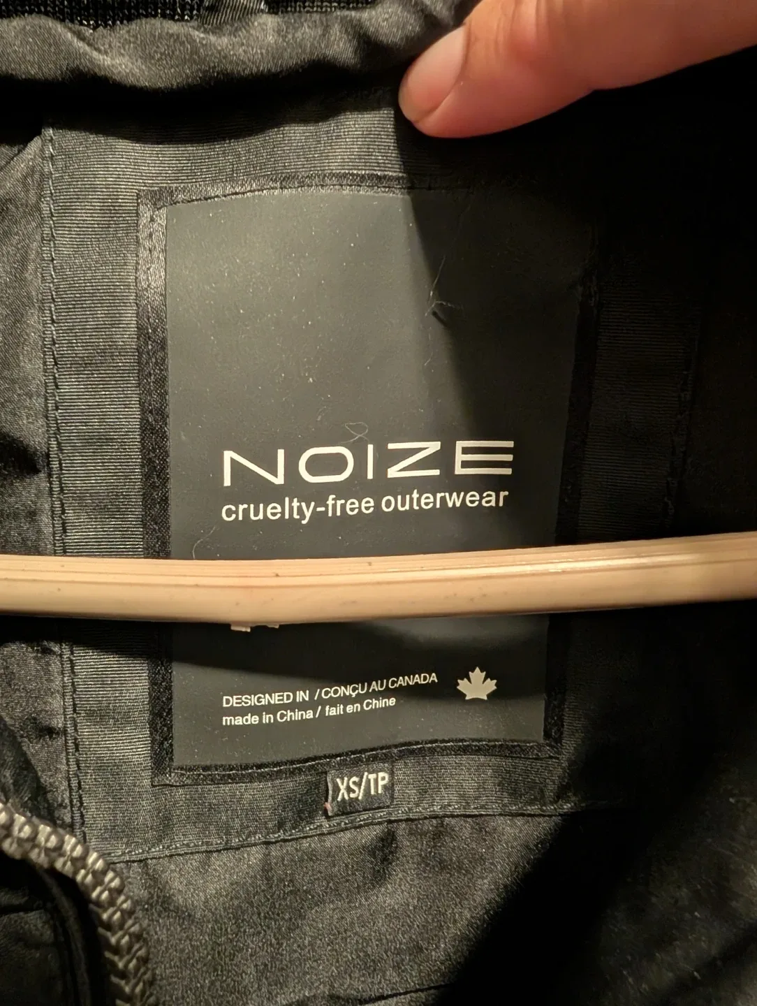 Noize Black Puffer Jacket XS image indicator(2)