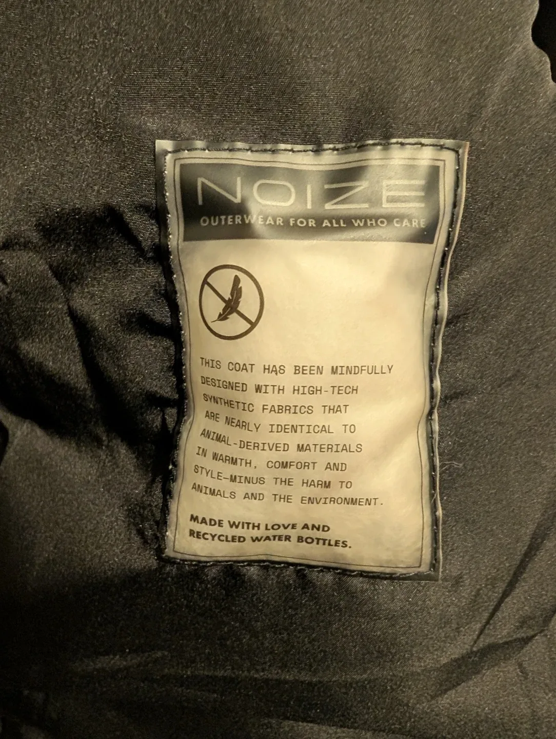 Noize Black Puffer Jacket XS image indicator(7)