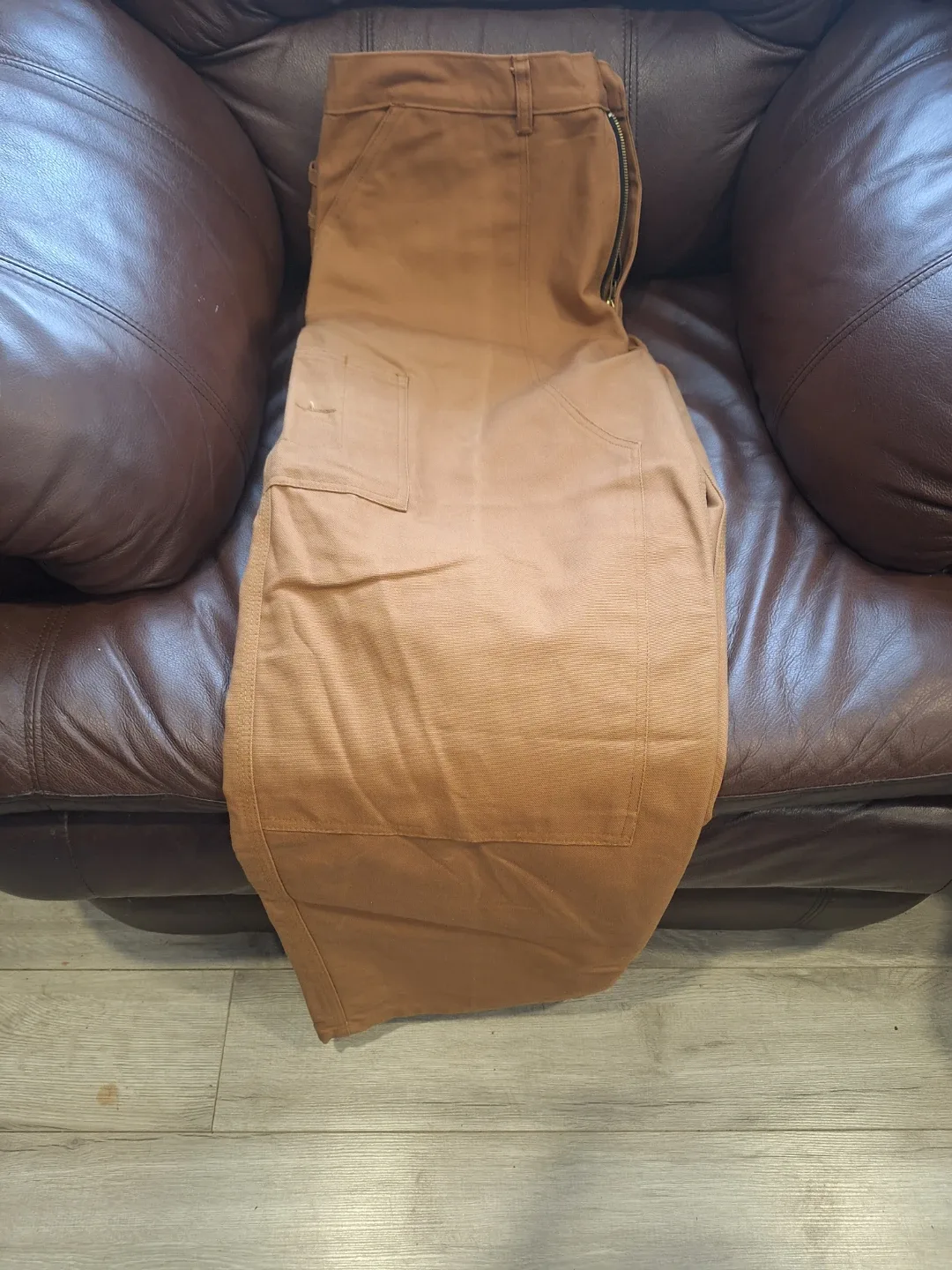 Pam's Toughwear Brown Cargo Pants image indicator(4)