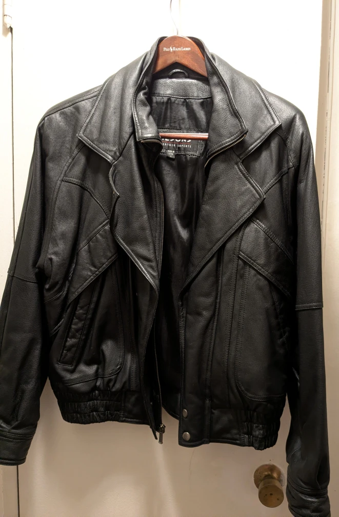 Black Leather Jacket - - photo 2