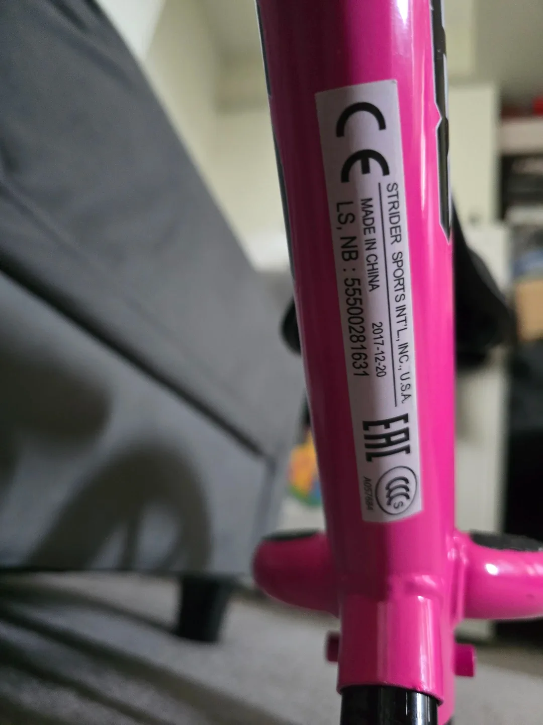 Strider Sport Balance Bike - Pink image indicator(6)