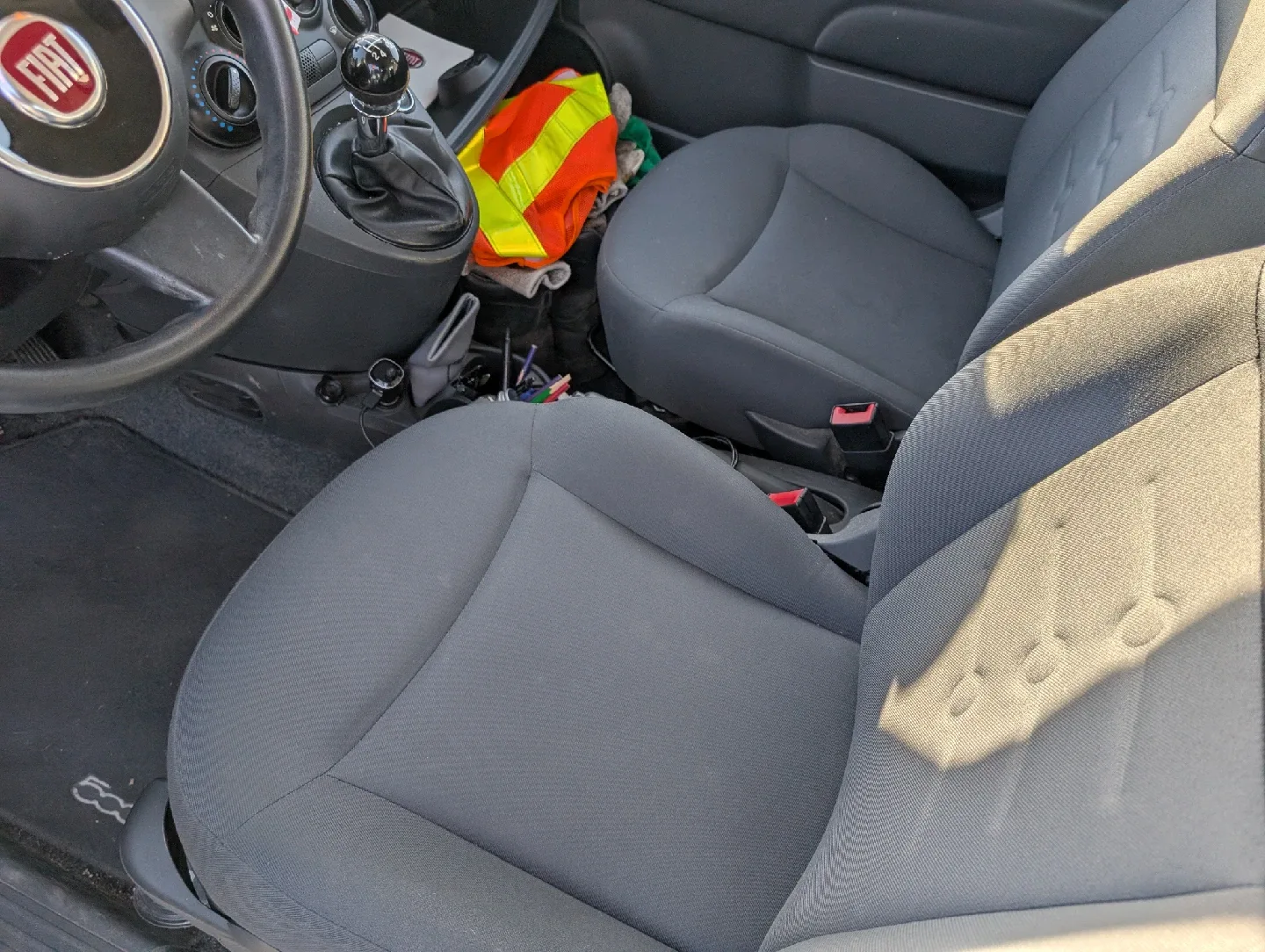 2014 Fiat 500 White image indicator(7)