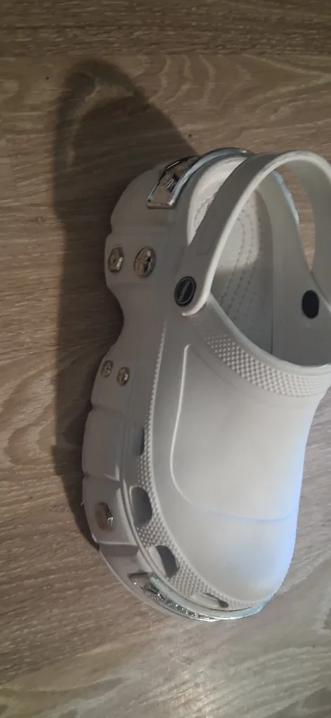 Balenciaga x Crocs White Platform Clogs