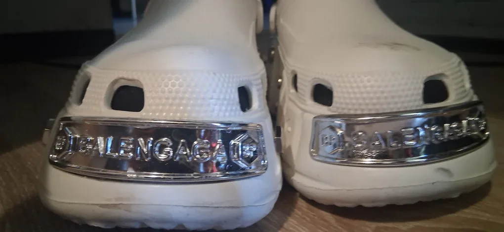 Balenciaga x Crocs White Platform Clogs image indicator(3)