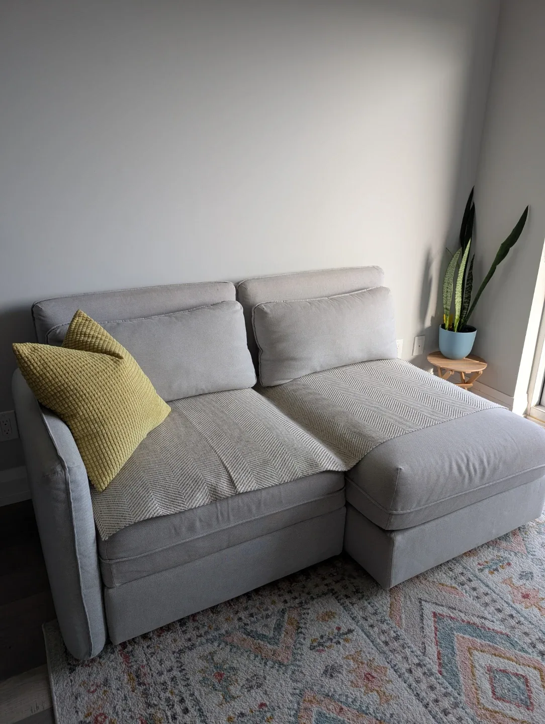 IKEA Vallentuna Sectional Sofa - Light Grey