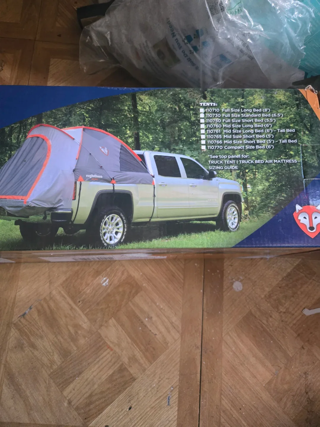 Rightline Gear Truck Bed Tent - Mid Size Long Bed (6')