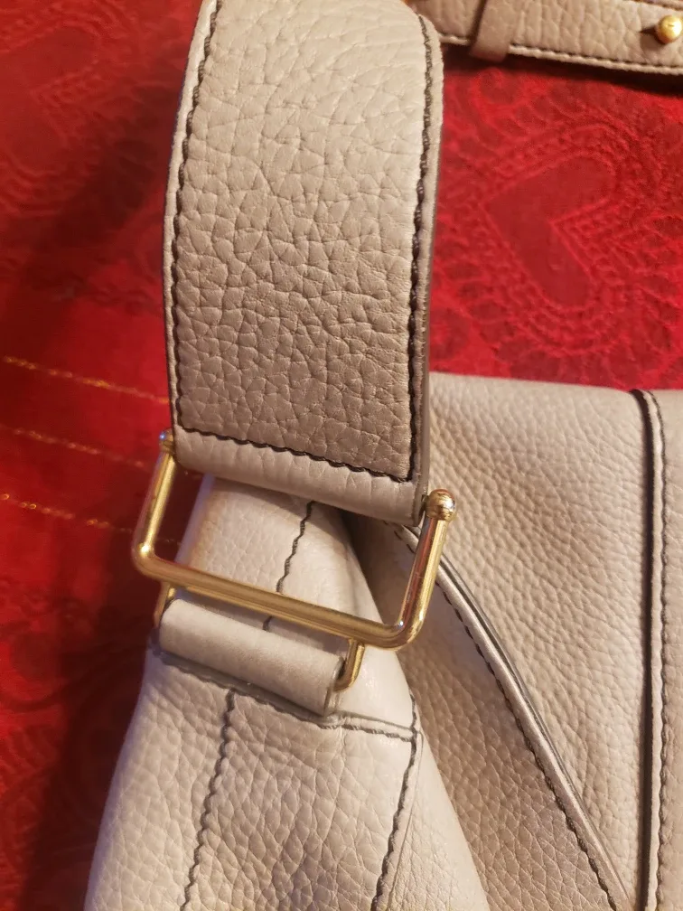 Tod's Beige Leather Shoulder Bag image indicator(4)