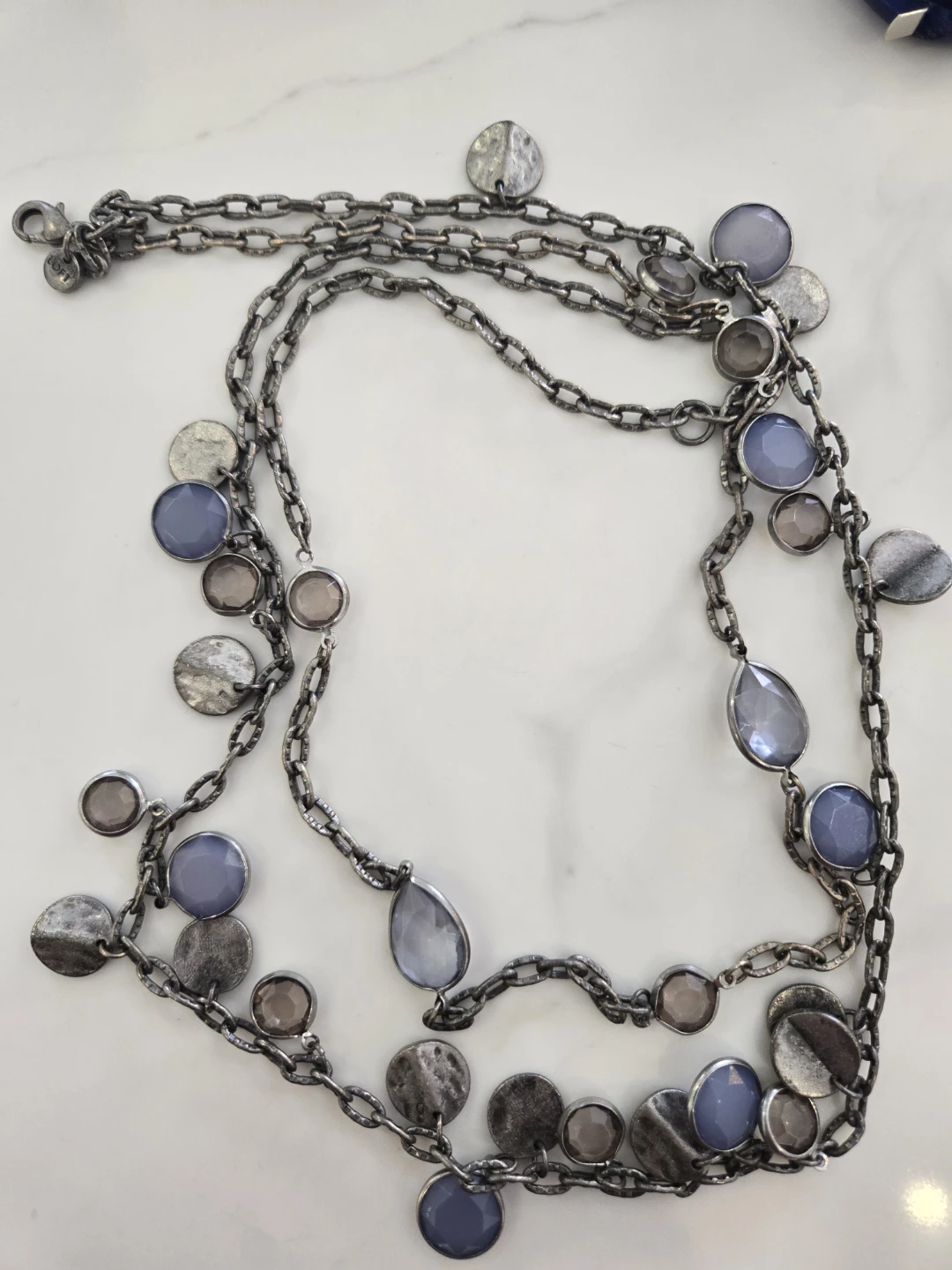 LOFT Necklace - Blue/Silver - photo 2