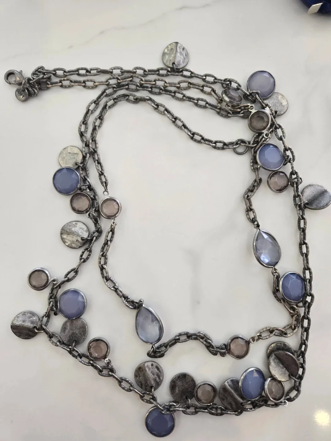 LOFT Necklace - Blue/Silver image indicator(2)