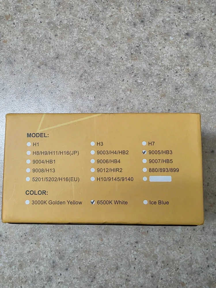 AUXITO LED Light H7 6500K White 9005/hb3 image indicator(4)