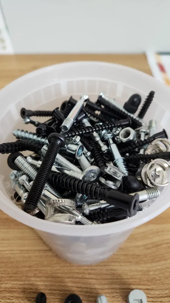 Big Container of Different Screws, Dowels, Bolts, Nuts *new image indicator(3)