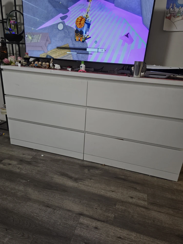 White IKEA Dresser