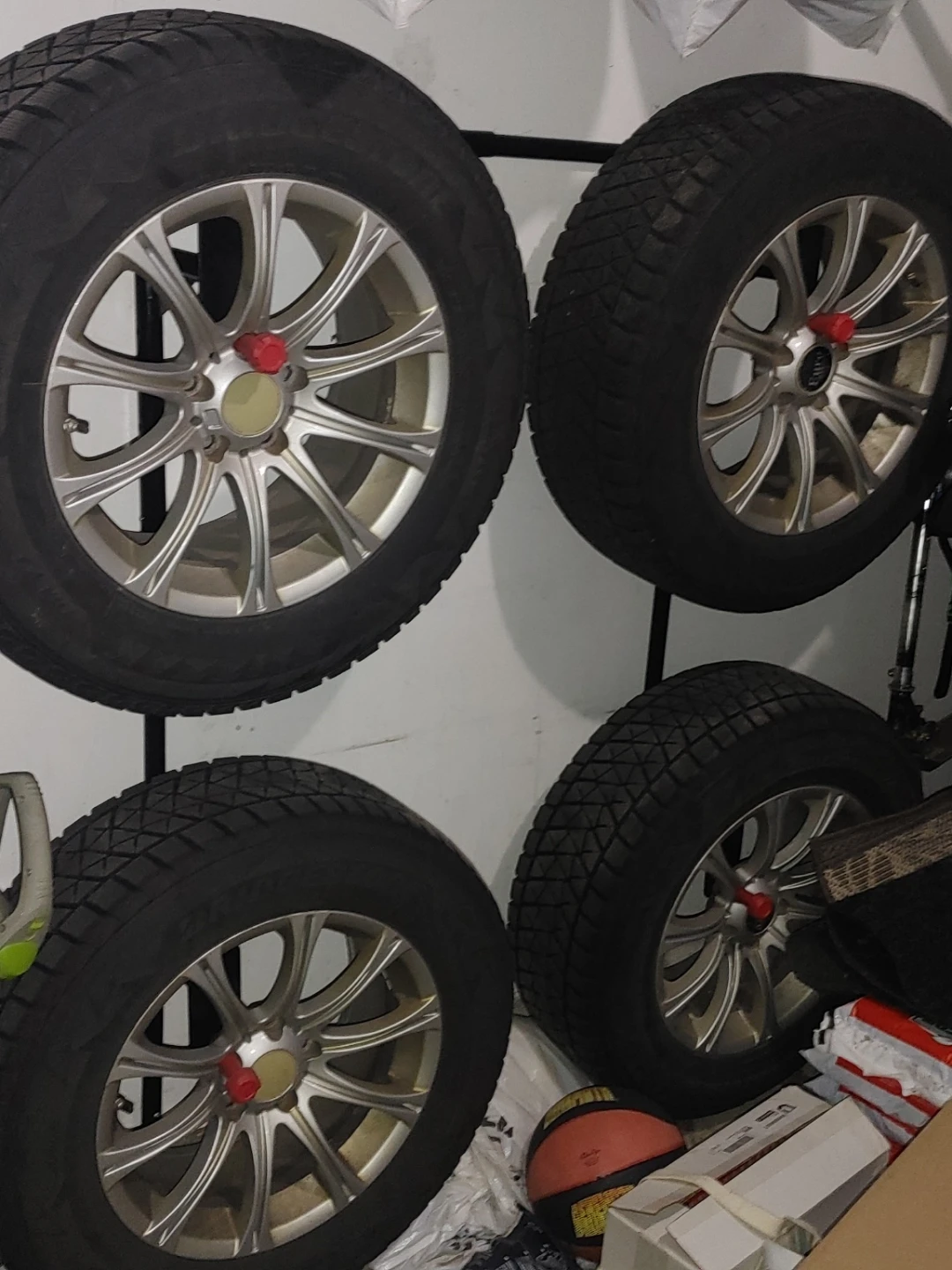 Bridgestone Blizzak Winter Tires + Aluminum Rims (245/65R17)